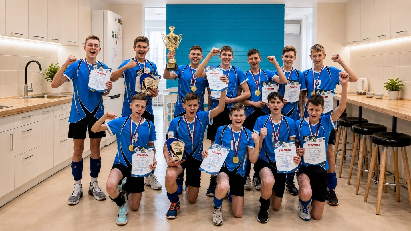 Спортивная команда в Какаду хостел